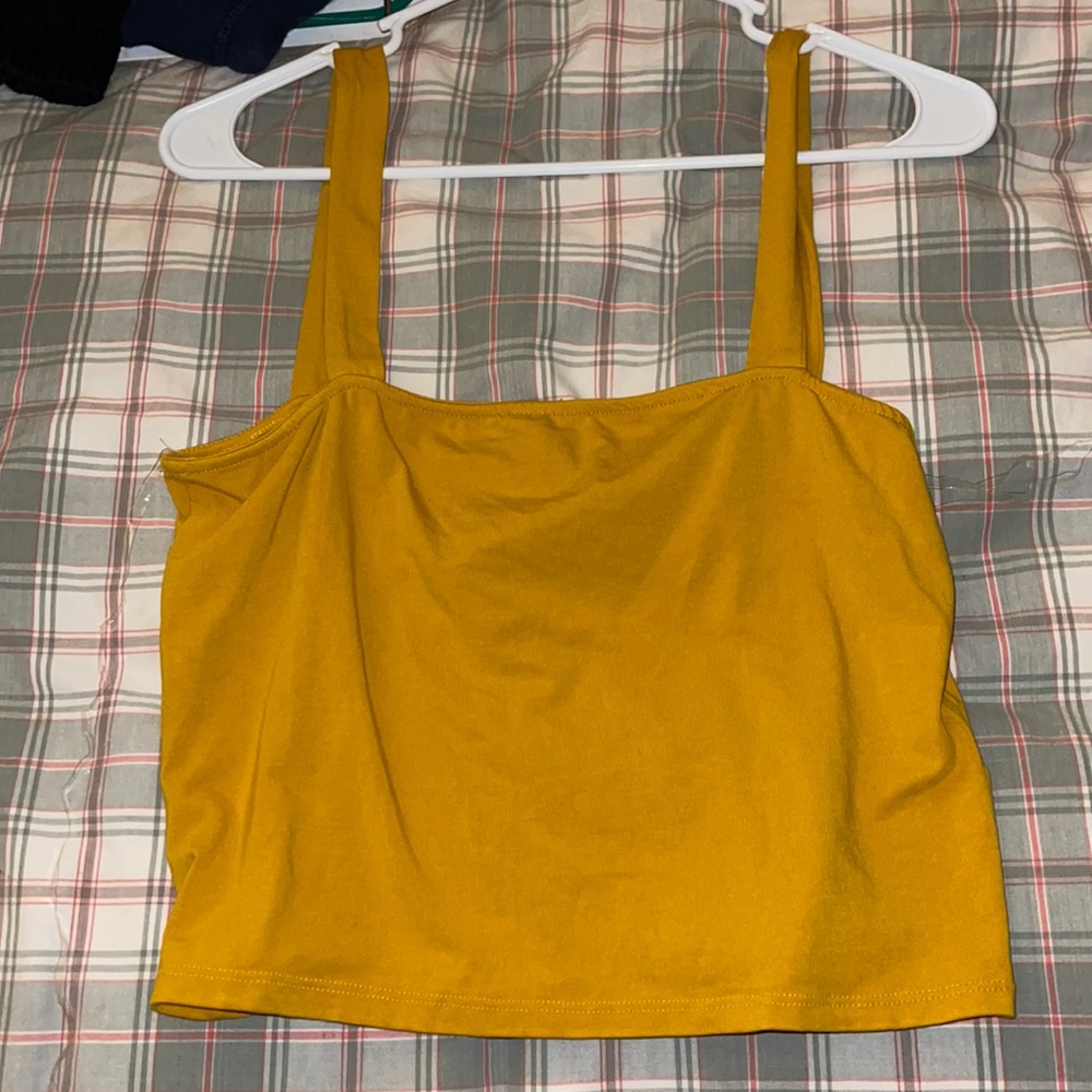 Yellow/Orange Crop Top